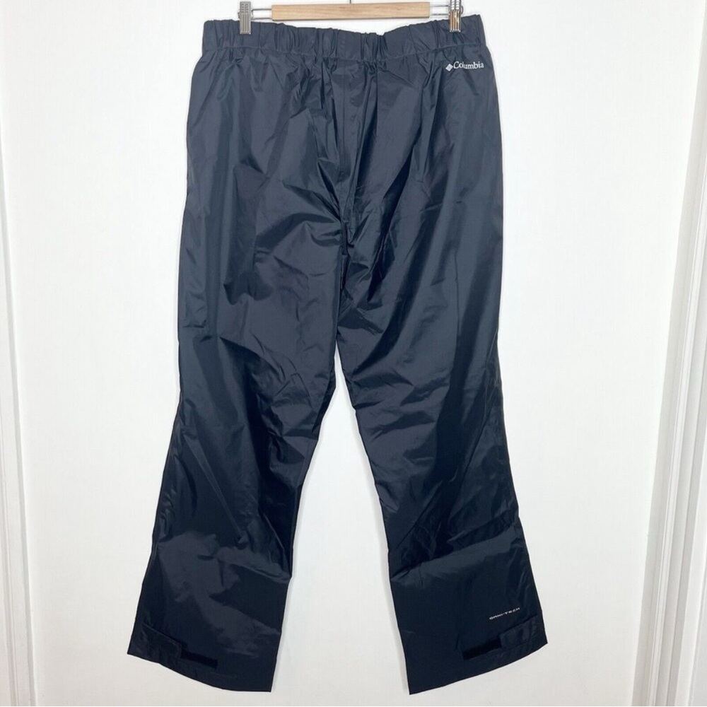Columbia Waterbrook Ridge Rain Pants Black Womens XL Outdoor Hiking Omni Tech